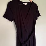 Boden USA Boden Ellen Jersey Knit Wide Leg Cropped Jumpsuit Black Women’s Size 4 Photo 6