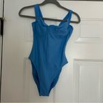 SKIMS  Signature Underwire in Tide Blue One-Piece Swimsuit Photo 1