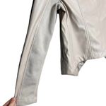 BB Dakota  Gracelyn Faux Leather Open Front Jacket Size XS Photo 5