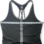 Avia Black Gray Racer Back Athletic Tank Top Athleisure Small Photo 3