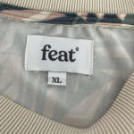 Feat Clothing Blanket Blend Crew Pullover Sweatshirt XL Tan Photo 3