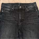 Banana Republic Jeans Womens 29 Charcoal Black Gray Wide Leg Flare Denim Pants Photo 1