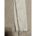 AGOLDE White Skinny Jeans Raw Hem Women's Size 26 Premium Denim Stretch Photo 7