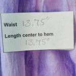 Raga Purple Dyed Flirty Mini Skirt with Crochet Lace Hemline NWT Size Large Photo 10