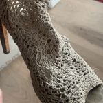 Vero Cuoio Authentic  mesh tan heels Photo 0