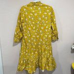 UNTUCKIT Women's Virginia Shirt Dress Size 8 Yellow Photo 4