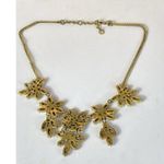 J Crew Cluster Statement Necklace Bib For Women's Party Wedding PROM Gold Photo 5