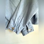 Forenza Vintage 80s Light Wash Denim And Lace Retro Jean Jacket New Wave Pop L Photo 3