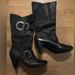 BCBGirls Women's Size 7B Heeled Leather Upper BG Maisha Pull On Boots Photo 0