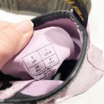 Dr. Martens Air Wair Lilac Metallic Paint Splatter Suede Combat Boots Size 7 Photo 5