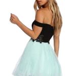 Blondie Nites short prom dress, rhinestone cutout pettiicoat tulle skirt Photo 1