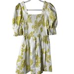 1. State ‎ Paisley Babydoll Smocked Puff Sleeve Dress Size XS Photo 6