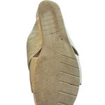 Eileen Fisher  Shimmering Gold Crisscross Mules Photo 5