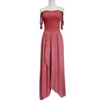 Young Fabulous and Broke Frida Rose Smocked Bodice Maxi Dress M Photo 2