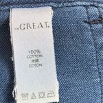 THE GREAT. Slouch Armies Pants Women’s Size 26 Blue Cotton Low Rise Tapered Photo 11