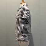 Beach Lunch Lounge Dawson Sailor Blue Striped short sleeve button up shirt Photo 1
