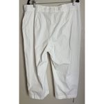 Breckenridge  Womens Size 16 White Cropped Pants Side Tie‎ Preppy Beach Travel Photo 1