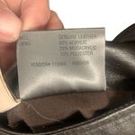 wilson's leather ‎ Chocolate Brown Faux Fur Lined Jacket Belted Womens Size Medium Photo 5