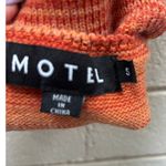 Motel  Roena Crop Top In Space Dye Tangerine Strawberry size S Photo 8