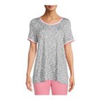 secret treasures Womens Heathered Gray Knit Sleep Shirt, Small NWT Photo 3