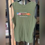 Vintage 2004 Harley Davidson Y2K butterfly baby tank top vneck olive muscle tee Orange Size XL Photo 5