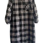 Madison + Hudson Long Adjustable Sleeve Funnel Dress‎ Size L Black Size L Photo 0