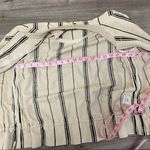 Tory Burch Debbie Linen Jacket Size 8 Tan Photo 3