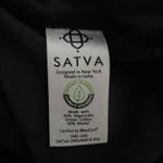 Satva  Shirt Womens Small Black Open Back Athletic Top Workout Yoga‎ Athleisure Photo 6
