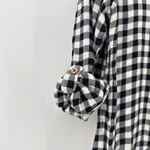 Matilda Jane Clothing Joanna Gaines Magnolia Dreams Tunic Buffalo Plaid Small Black Size M Photo 4