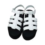 Rocket Dog  Size 10 Black & White Cage Flatform Sandals. New No Box Photo 3