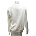 Departure Aperitivo Cream Long Sleeve Crew Neck Pullover Sweatshirt Top Size M Green Size M Photo 1