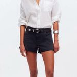 Madewell  The Oversized Shirt in Eyelet White 100% Ramie Size Small NWT Photo 1