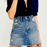 Abercrombie & Fitch  Zoe Natural Rise Vintage A-Line Skirt Denim Mini Y2K Size 0 Photo 0