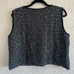 St.‎ John Sport Women’s Black Wool Blend Zipper Cardigan Sweater Set Size Large Gray Photo 6