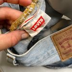 Levi's 501 Button Fly Denim Jean Shorts Cutoffs High Waisted Rise Festival 26 Photo 10