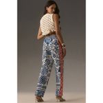 Farm Rio  x Anthropologie Floral Linen Trousers Photo 3