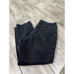 We The Free  Free People Straight Leg Button Fly Black Distressed Jeans Size 28 Photo 5