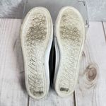 Tommy Hilfiger Twilight Black Fabric Lace Up Sneakers Red White Blue Stripes Photo 8