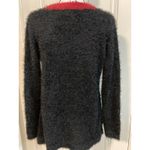 French Laundry  Fuzzy Soft Let It Snow Holiday Tunic Sweater M Photo 3