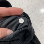 Lululemon Sz 4 Wunder Under Crop II Full-On Luon Star Crushed Coal Black Legging Photo 5