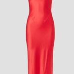 Anna October Waterlily Midi Dress Red Size XS Photo 11