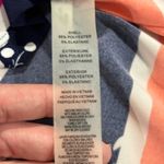 Vince Camuto Navy orange pink Floral Print Faux-Wrap Dress Size 4 Photo 6