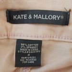 Kate & Mallory  Pink Cropped Jeans with Ruffle Hem Size 8 Pink Denim Photo 7