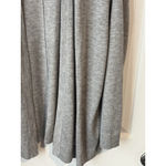 H&M  Open Front Cardigan Womens Size L Gray Knit Sweater Long Sleeve Duster NWT Photo 4