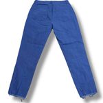 Old Navy Womens Chino Pants Slim Ankle Length Raw Hem Cotton Blend Blue Size 4 Photo 4