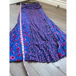 Free People  Women's Tigerlilly Midi Dress Cobalt Combo Size M Photo 2