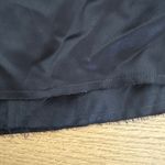 Are You Am I Mini Skirt 100% Silk Wrap Tie Leija Size XS Black Photo 2