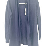 Tahari NWT Womens Fall Beachy Lightweight 100% Linen Open Front Cardigan Size S Photo 0