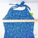 Speedo NEW Print High Neck One Piece Women's Recreational swimsuit, 18 Photo 3