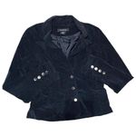 Calvin Klein Jeans Black Corduroy Blazer jacket women size M Photo 4